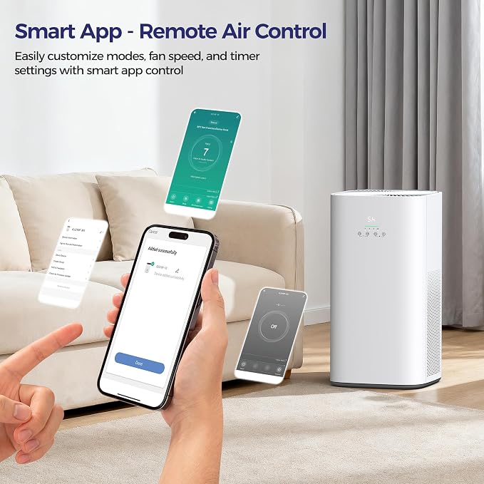 Air Purifier for Home Large Rooms up to 1800 ft², CADR 242 CFM, Air Cleaner - Image 7