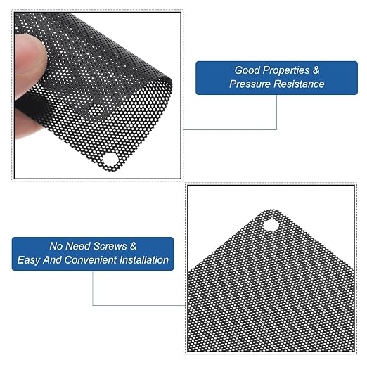 MECCANIXITY 10PCS PC Dust Filter, 70mmx70mm PVC Computer Case Cooler Dustproof - Image 4