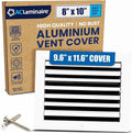 8x10 Aluminum HVAC Wall Register 1-Way Air Vent Cover Ceiling Multi-Shutter by ACLAMINAIRE