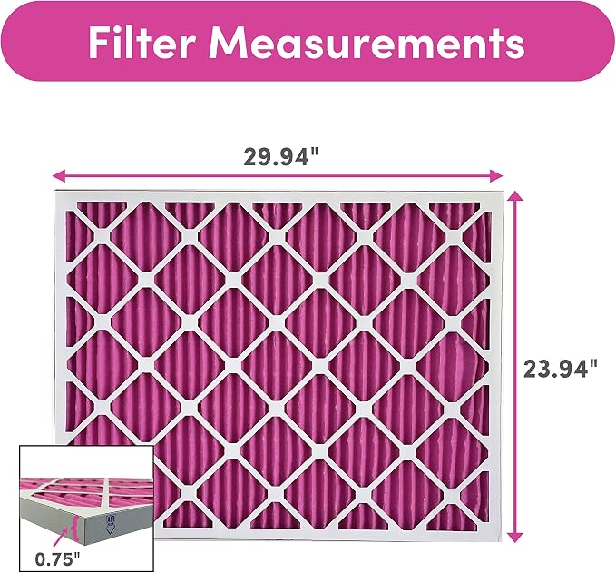 24x30x1 Air Filter by Colorfil | Color Changing Filters - Image 2