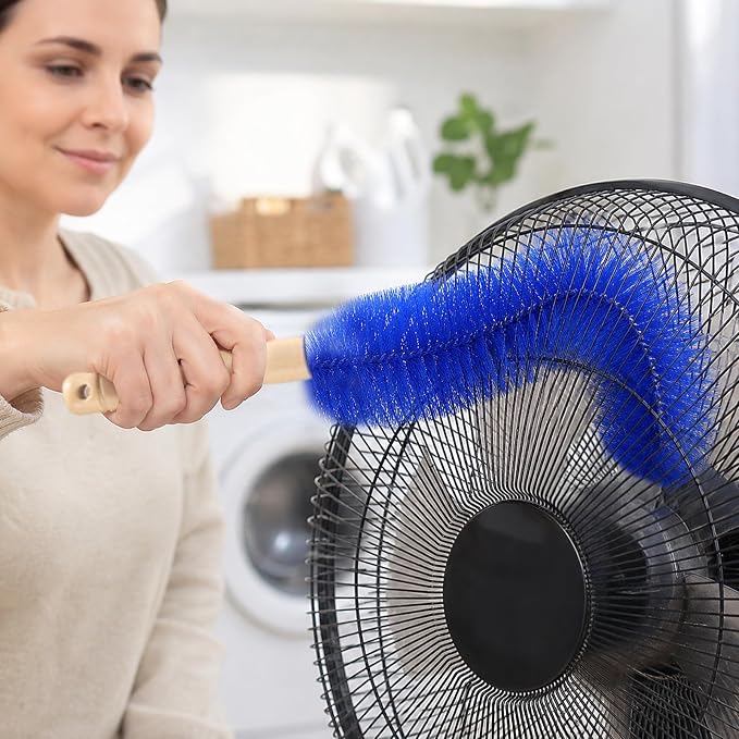 Bendable Microfiber Head, Reusable Dust Remover, Fan Brush Cleaner Washable - Image 6