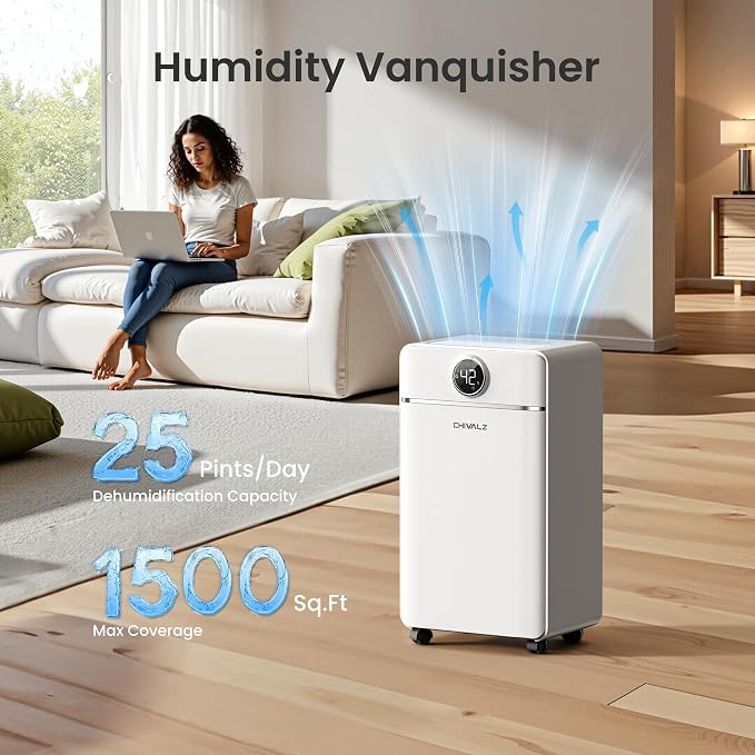 CHIVALZ 1500 Sq.ft Dehumidifier - Image 2