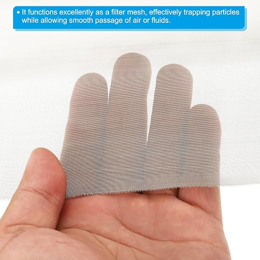 PATIKIL 304 Stainless Steel Wire Mesh Screen, 80 Mesh Woven Air Vent Filter - Image 4
