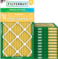 Filterbuy 15x30x1 Air Filter MERV 11 Superior Pet & Allergy Defense, by Filterbuy