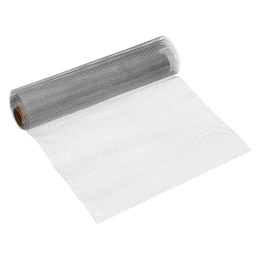 PATIKIL 40" L x 10" W Woven Wire Mesh, 14 Mesh 316L Stainless Steel Air Vent by PATIKIL