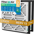 Filter X Air-20x20x3 MERV 13 Pleated Air filters by FilterXAir