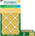 Filterbuy 10x25x1 Air Filter MERV 11 Superior Pet & Allergy Defense, by Filterbuy
