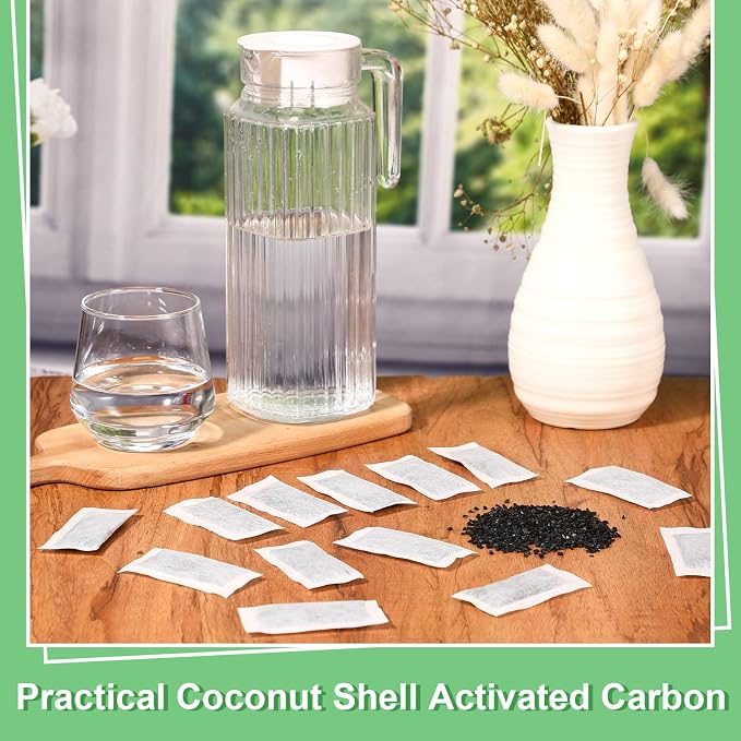 Lounsweer 12 Packs Replacement Activated Charcoal Distiller Filters Coconut - Image 5
