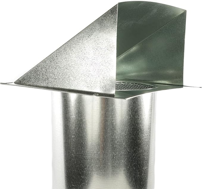 FAMCO Galvanized Steel Hooded Wall Vent - Image 2