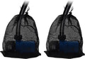 CONQUERALL 2PCS Pond Filter Mesh Bag Pump 12.2x16.1inch Barrier Bag Black by CONQUERALL