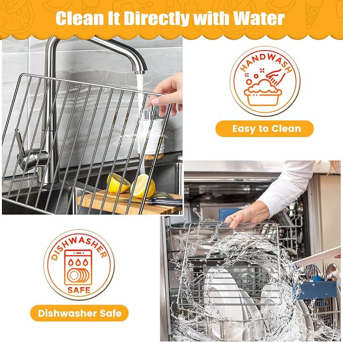 Air Fryer Rack for Ninja Foodi 8 in 1 SP100 SP101 Digital Air Fryer Countertop - Image 4