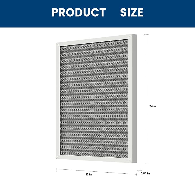 12x24x1 HVAC Furnace Air Filter, Lasts a Lifetime, the Last HVAC Filter You - Image 5