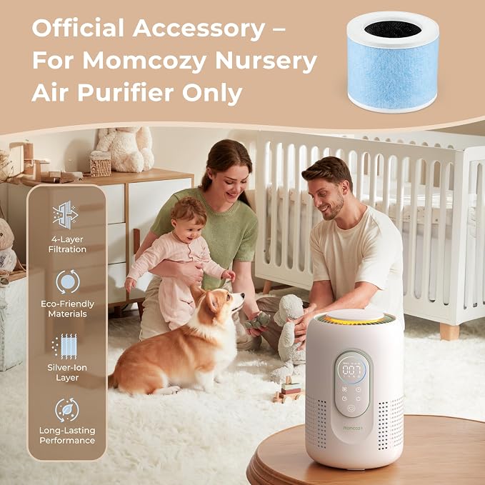 Momcozy Official Air Purifier Replacement Filter, 4-Filter System - Image 2