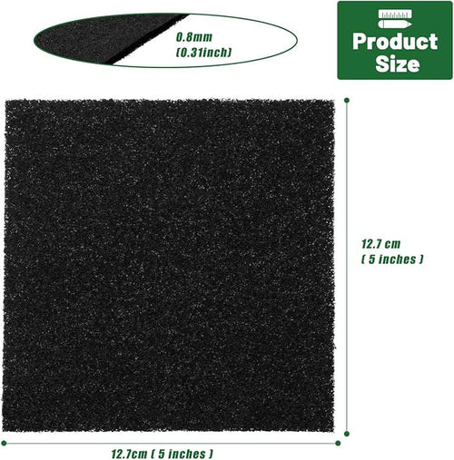 10 Pack Square Compost Bin Filters Spare Activated Carbon Filter Sheets - Image 2