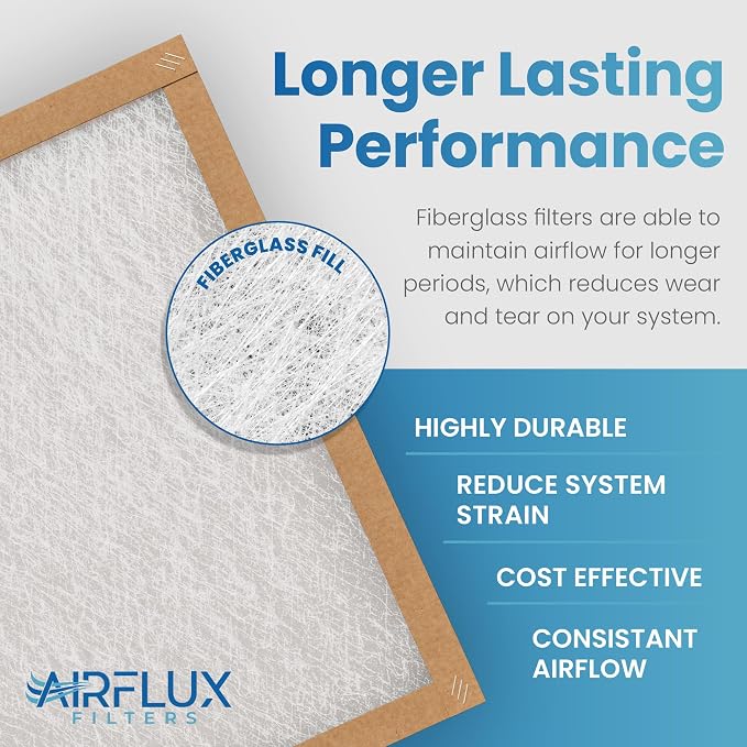 Fiberglass Air Filter -16x25x2Air Filter 12 Pack - Image 3