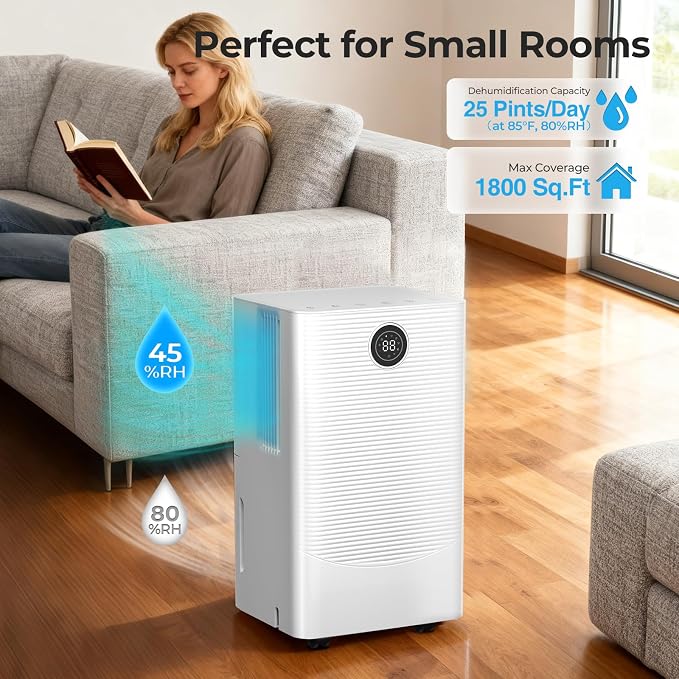 Electactic 25 Pint Dehumidifier - Image 2