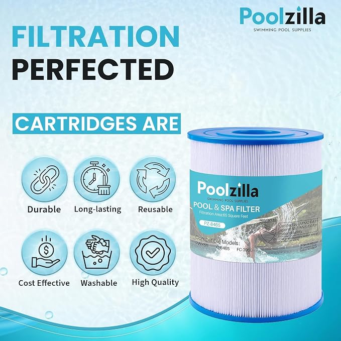 Poolzilla 4-Pack Spa Filter Cartridge Replacement - Image 5