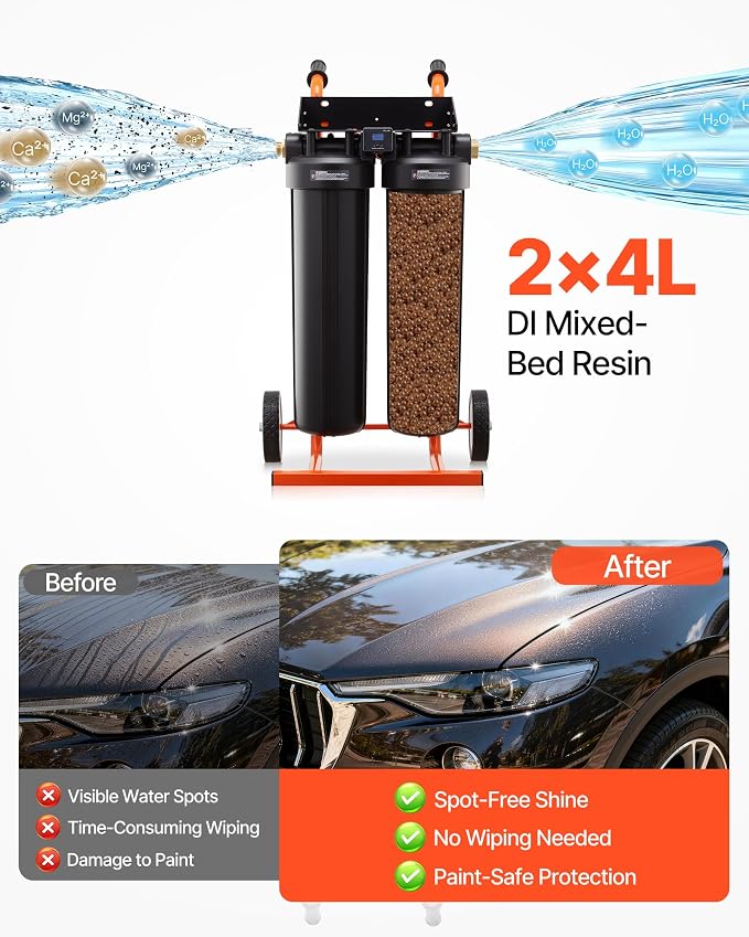 VEVOR Deionized Water System for Car Wash, Spotless Car Wash Water System - Image 3