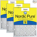 Nordic Pure 14x20x2 Pleated MERV 10 Air Filters 3 Pack by NordicPure