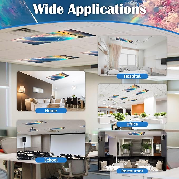 ANGSYLTH 8 Pcs Fluorescent Light Covers - Image 5