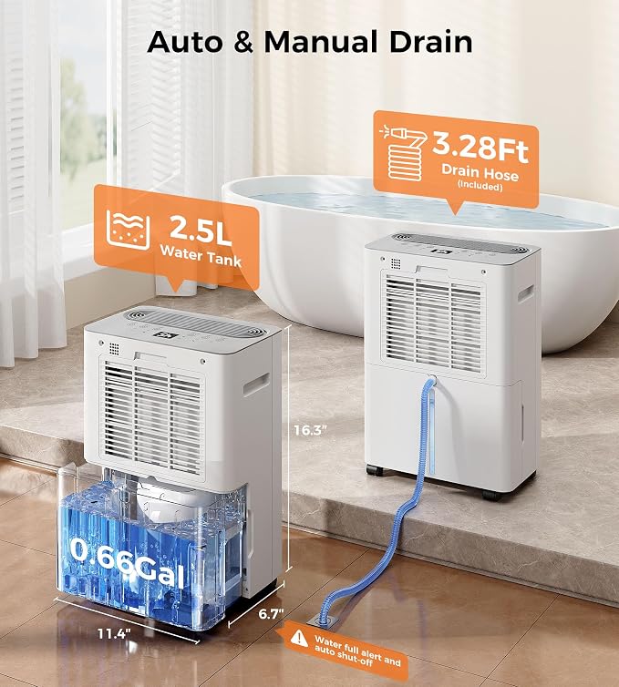 2500 Sq.Ft Dehumidifier for Basement - Image 4