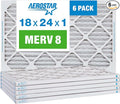 Aerostar 18x24x1 MERV 8-6 Count by AirFiltersDelivered