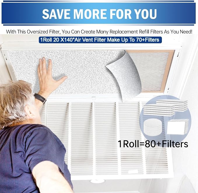 UBeesize Air Vent Filters Kit, No Airflow Restrictions, - Image 4