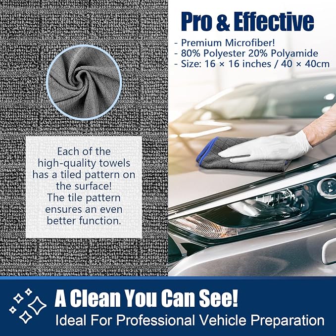 Airlab Glass Polishing Cloth Streak Free Miracle Cleaning Cloth Lint Free - Image 3