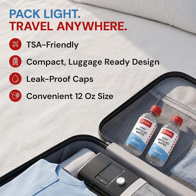 Resway American Red Cross CPAP Distilled Water Travel Bottles - Image 4