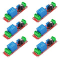 Dorhea 6PCS NE555 DC 5V Delay Timer Relay Switch Module Adjustable 0-10 Seconds by Dorhea
