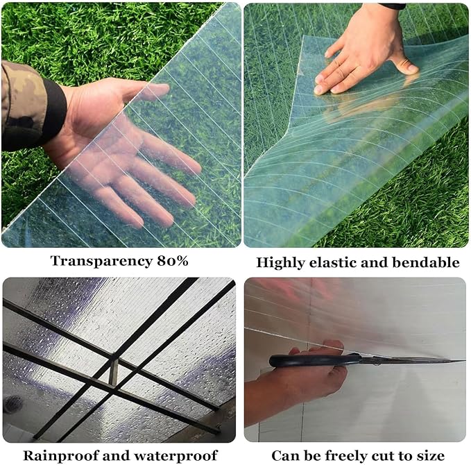 Glass Roof Pergola Polycarbonate Roofing Roll Polycarbonate Panels - Image 4