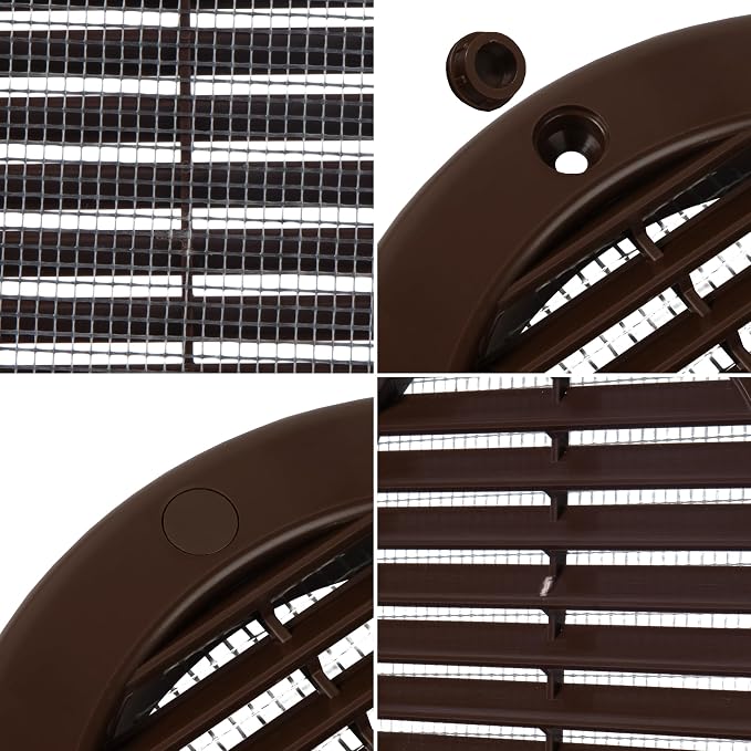 Repa Market 4 Inch Brown Round Air Vent Cover - Image 7