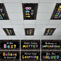 6 Pcs Fluorescent Light Covers by Wiooffen