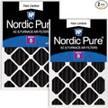 Nordic Pure 18x24x4 Pure Carbon Pleated Odor Reduction Merv 8 Furnace Filters 2 by NordicPure