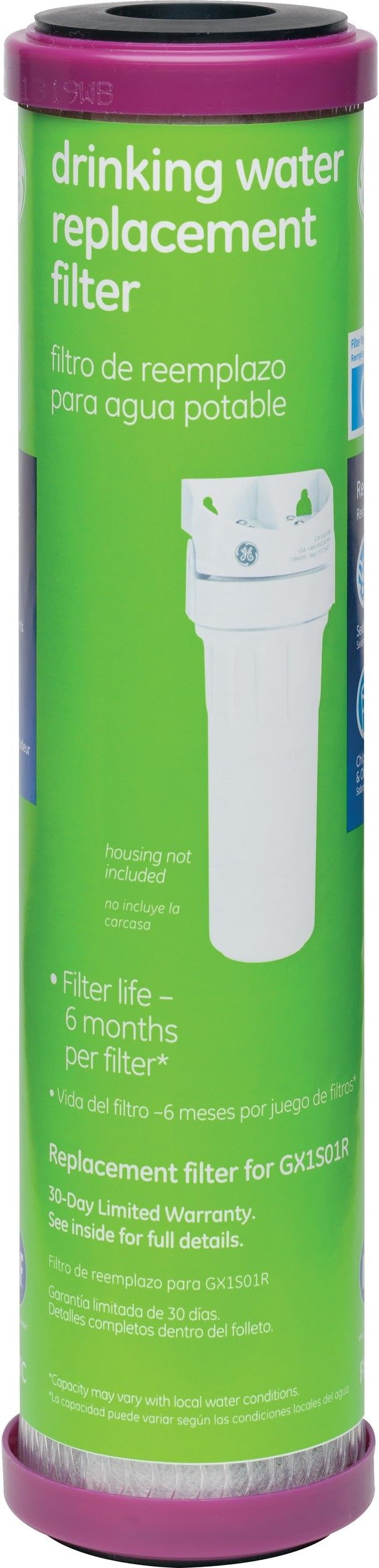 GE Basic Single Stage Drinking Water System Replacement Filter, Fits GX1S01R by GEAppliances