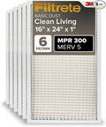 Filtrete 16x24x1 Air Filter MERV 5, MPR 300 Basic Dust Defense, Removes Lint & by Unknown