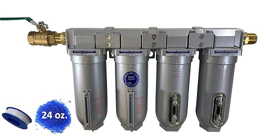 THB 4 Stage High Flow Industrial Ultra Clean Compressed Air Filter Dryer - Image 4