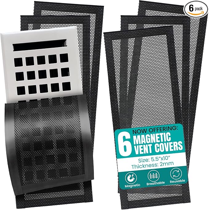 Efforest Floor Vent Covers 5.5"x10" Magnetic by Efforest