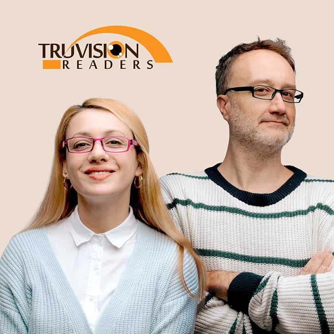 TruVision Readers Reading Glasses, Comfort Spring Hinges - Image 9