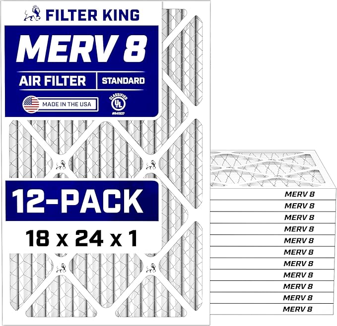 Filter King 18x24x1 Air Filter Dust & Allergy Control AC Furnace Filters by FilterKing