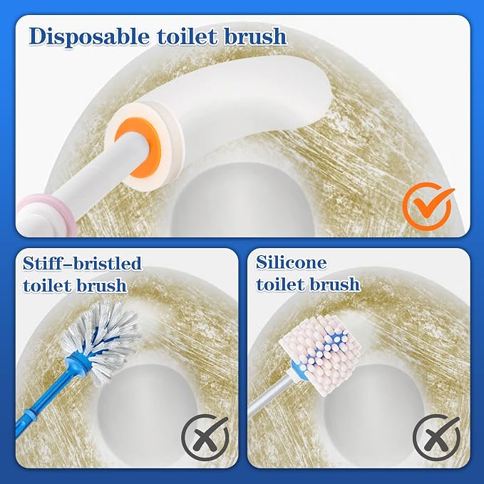 Pack of 40 Disposable Toilet Brush Refills, Designed Exclusively - Image 5