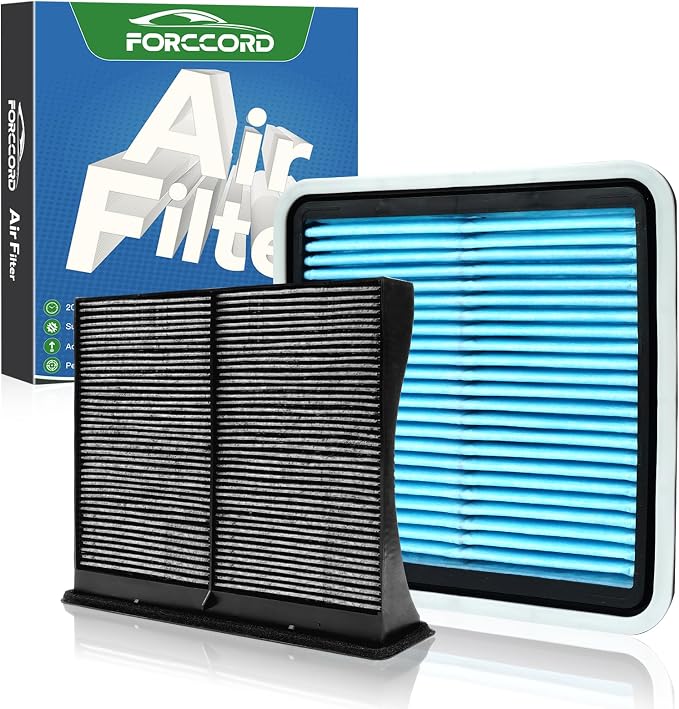 Cabin & Engine Air Filter Fit for Subaru Forester 2009-2018 H4 2.5L, Forester by Forccord