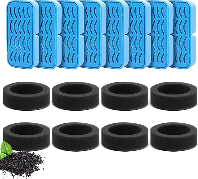 PETCHO 8-Pack Cat Water Fountain Filters Compatible by PETCHO