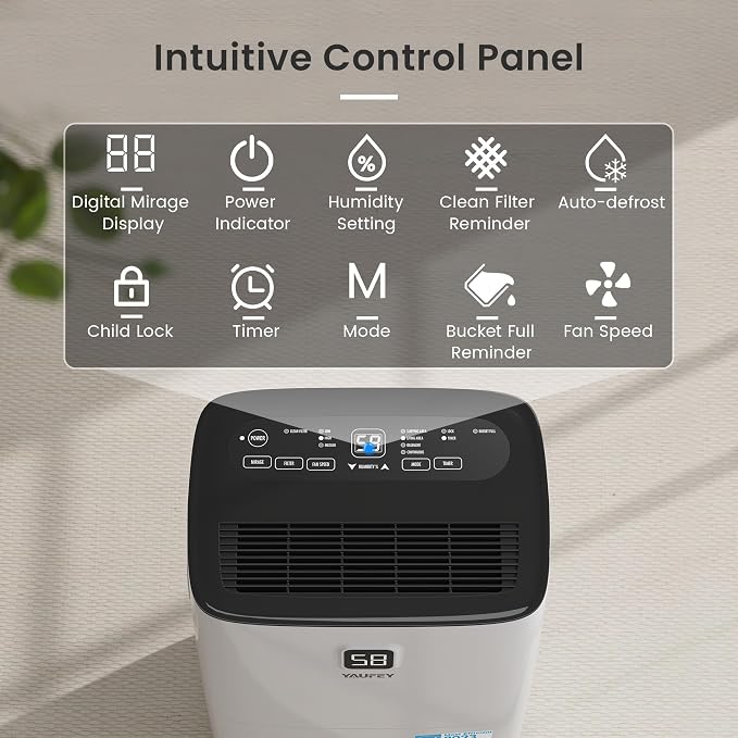 Yaufey 80 Pints Energy Star Dehumidifier - Image 9