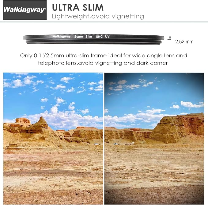 Walking Way 72mm MC UV Protection Filter 32 Layer Multi Coating Ultraviolet UV - Image 2
