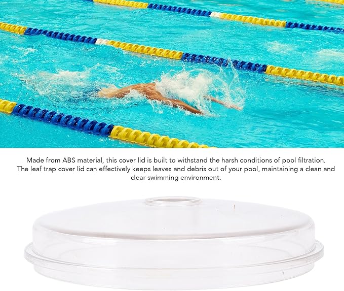 Pool Leaf Trap Cover Lid Sand Filter Pump Replacement Parts 6.2in Diameter Easy - Image 2