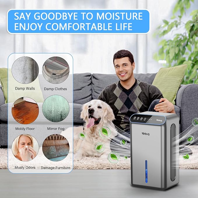 Dehumidifier for Home, Small Quiet Dehumidifiers - Image 7