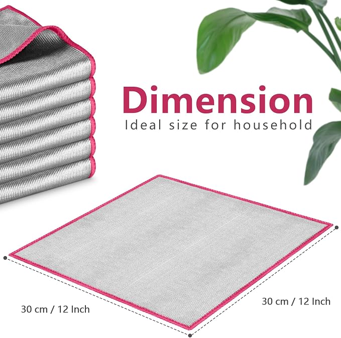 Airlab Glass Polishing Cloth Streak Free Miracle Cleaning Cloth Lint Free - Image 5
