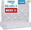 Aerostar 20x23x1 MERV 11 Pleated Air Filter, AC Furnace Air Filter, 6 Pack by AirFiltersDelivered