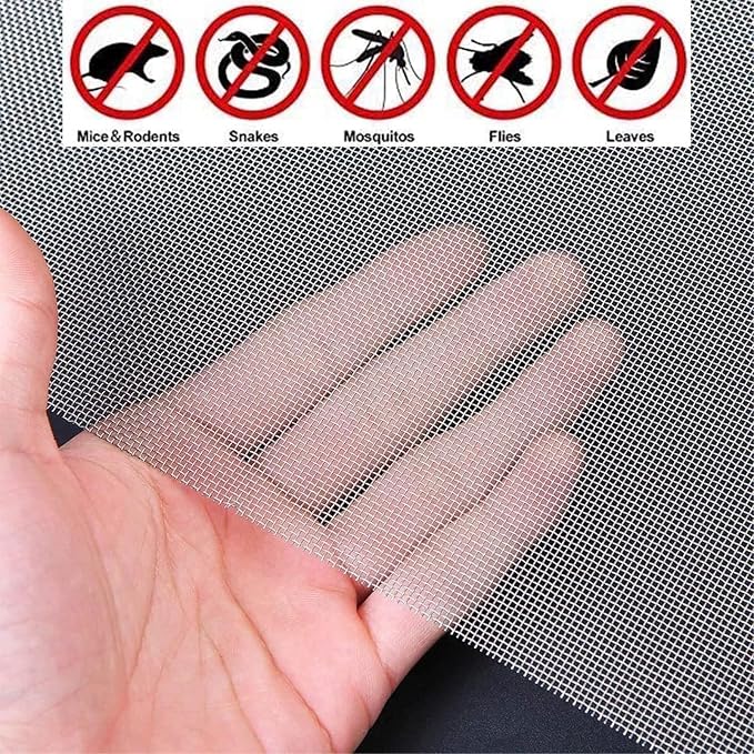304 Stainless Steel Woven Mesh Panel, 50 Mesh 0.4mm Rustproof Metal Screen - Image 6